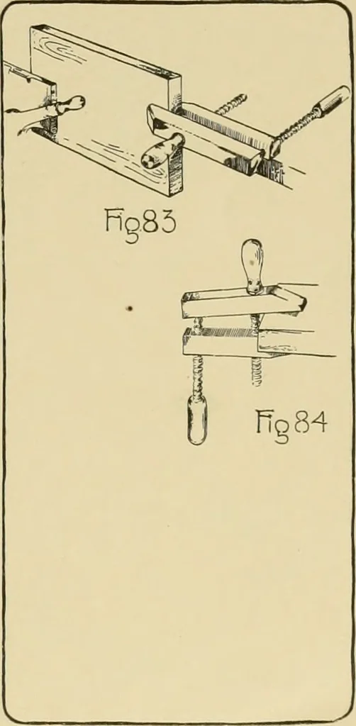 An illustration from Beginning woodwork at home and in school, 1907, leaf 78