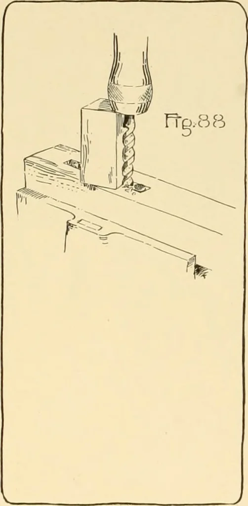 An illustration from Beginning woodwork at home and in school, 1907, leaf 83