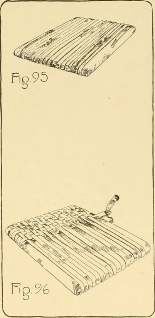 An illustration from Beginning woodwork at home and in school, 1907, leaf 91
