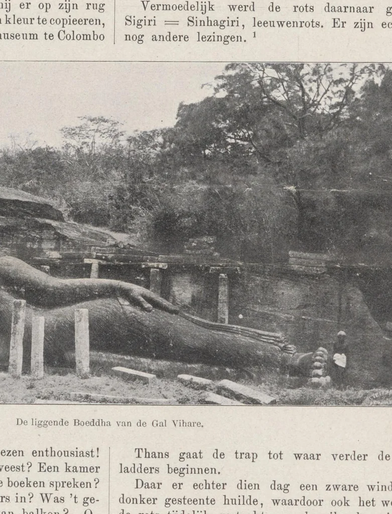 An illustration from De begraven steden van Ceylon.., 1910, leaf 9