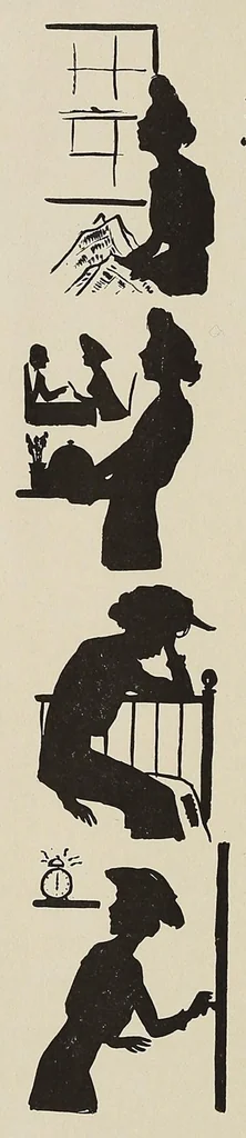 An illustration from Behind the scenes in a restaurant : a study of 1017 women restaurant employees, 1916, leaf 28