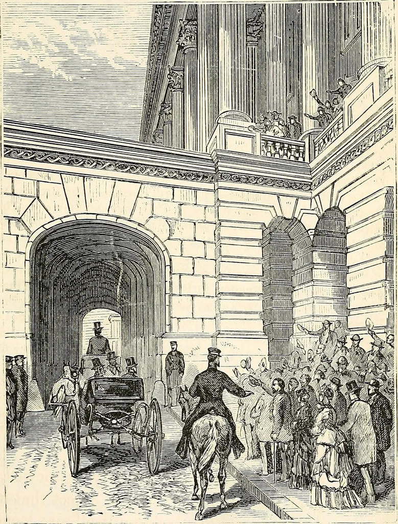 An illustration from Behind the scenes in Washington, 1873, leaf 106