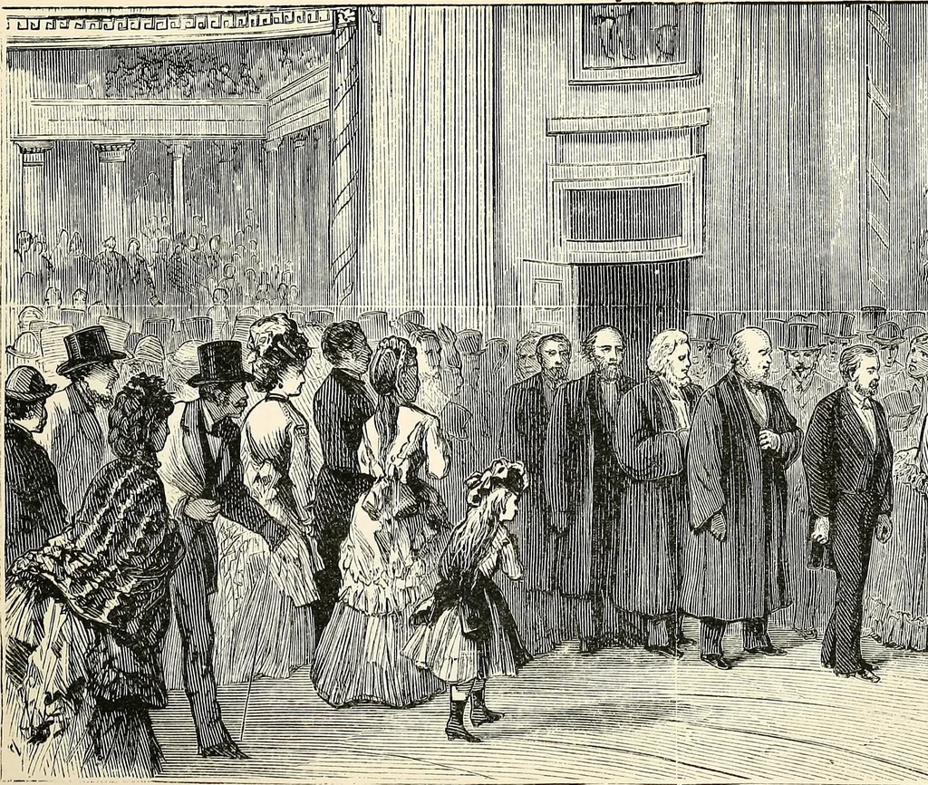 An illustration from Behind the scenes in Washington, 1873, leaf 116