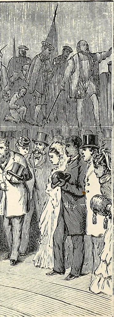 An illustration from Behind the scenes in Washington, 1873, leaf 116