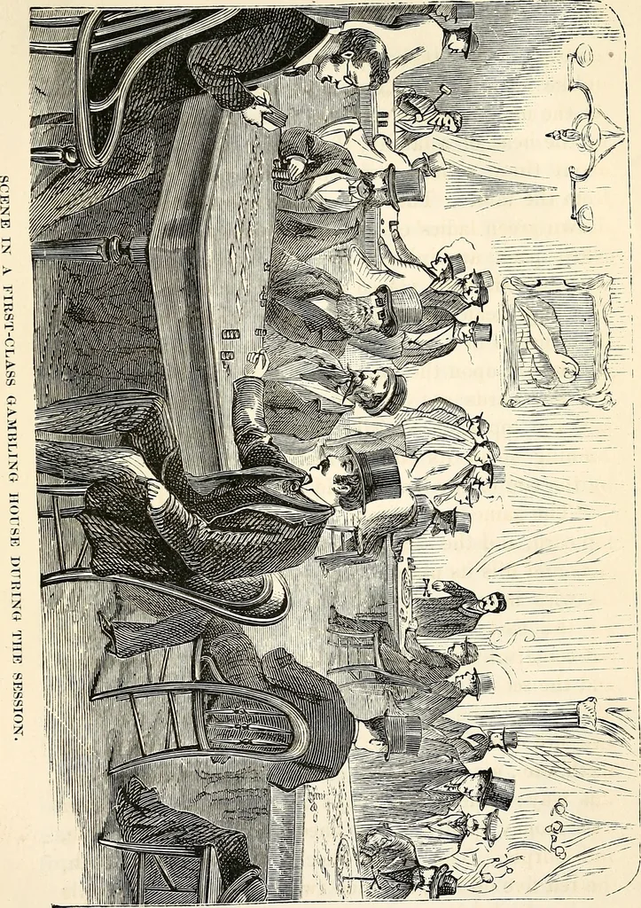An illustration from Behind the scenes in Washington, 1873, leaf 540