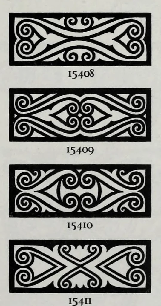 An illustration from Behrens-Antiqua und Schmuck, 1902, leaf 19
