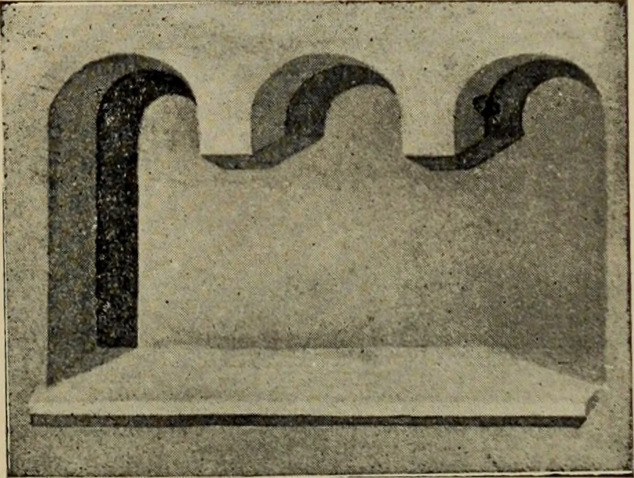 An illustration from Beiträge zur Kunstgeschichte Siebenbürgens, 1914, leaf 390