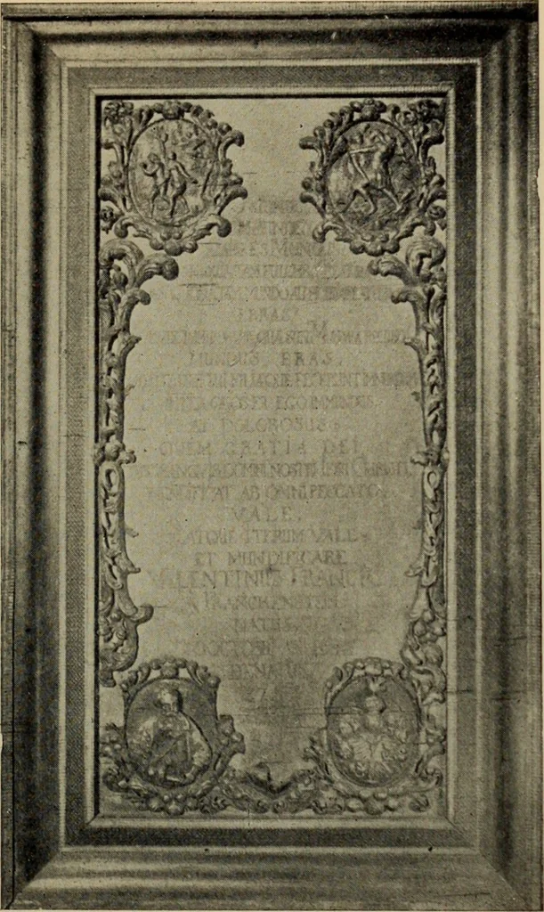 An illustration from Beiträge zur Kunstgeschichte Siebenbürgens, 1914, leaf 460