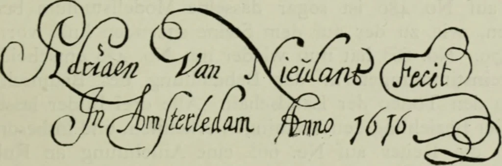 An illustration from Beiträge zur niederländischen Kunstgeschichte, 1882, leaf 224