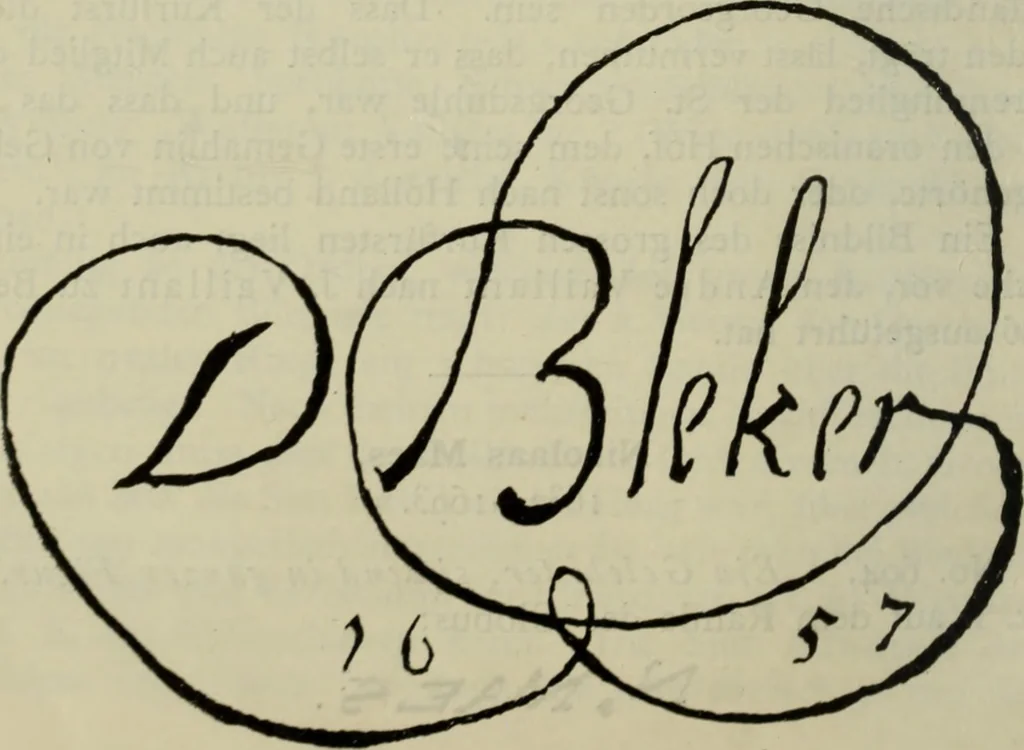 An illustration from Beiträge zur niederländischen Kunstgeschichte, 1882, leaf 297