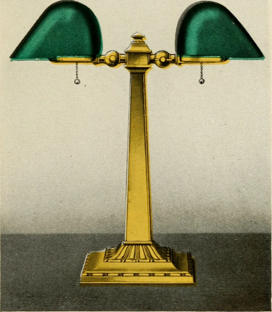 An illustration from Be kind to your eyes : read and write with Emeralite., 1916, leaf 14