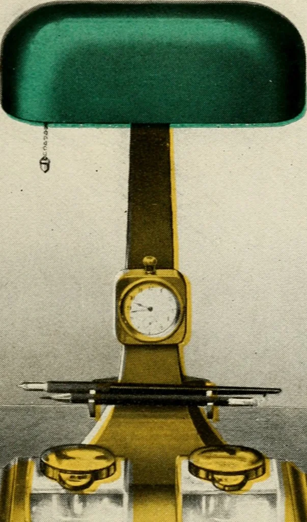 An illustration from Be kind to your eyes : read and write with Emeralite., 1916, leaf 16