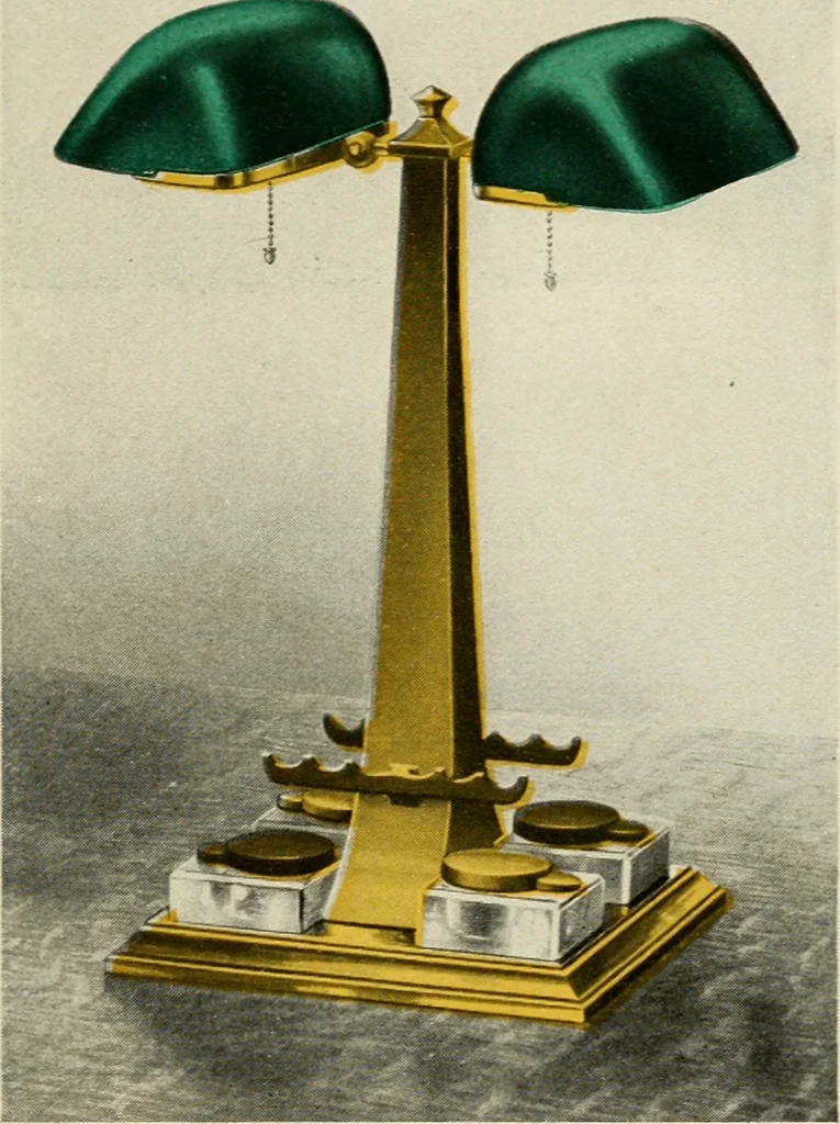 An illustration from Be kind to your eyes : read and write with Emeralite., 1916, leaf 18