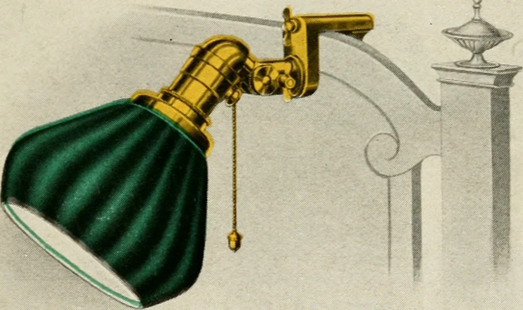 An illustration from Be kind to your eyes : read and write with Emeralite., 1916, leaf 26