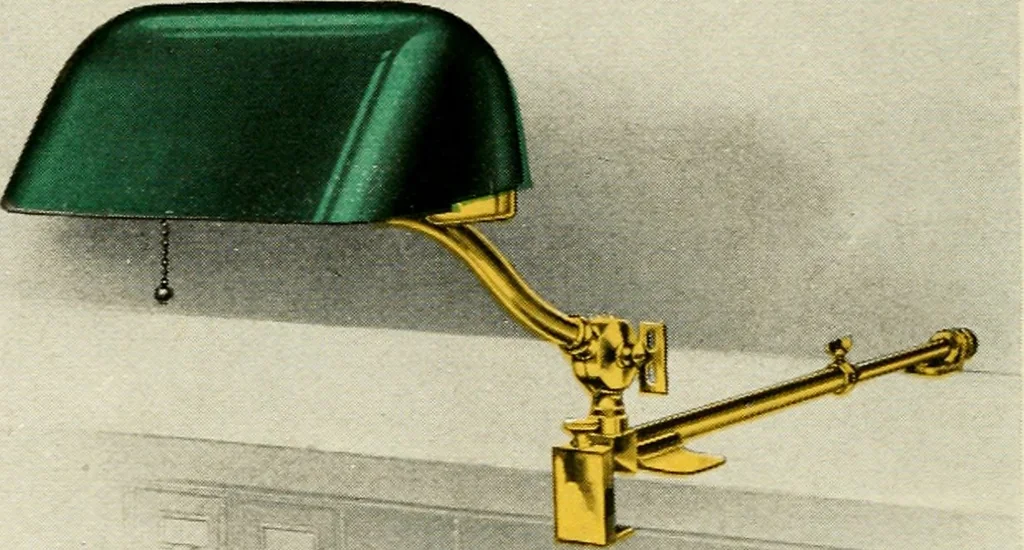 An illustration from Be kind to your eyes : read and write with Emeralite., 1916, leaf 9