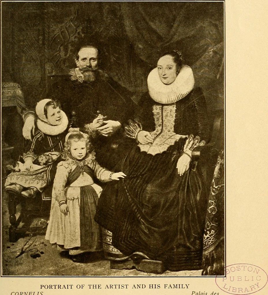 An illustration from The Belgian galleries : being a history of the Flemish school of painting, illuminated and demonstrated by critical descriptions of the great paintings in Bruges, Antwerp, Ghent, Brussels and other Belgian cities, 1912, leaf 100