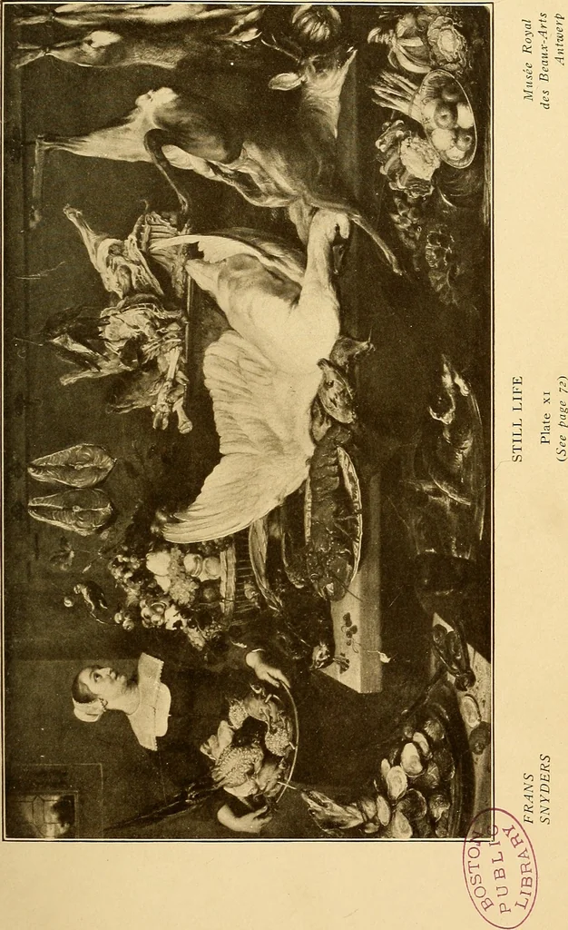 An illustration from The Belgian galleries : being a history of the Flemish school of painting, illuminated and demonstrated by critical descriptions of the great paintings in Bruges, Antwerp, Ghent, Brussels and other Belgian cities, 1912, leaf 110