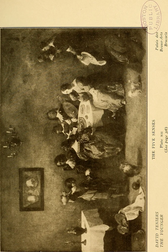 An illustration from The Belgian galleries : being a history of the Flemish school of painting, illuminated and demonstrated by critical descriptions of the great paintings in Bruges, Antwerp, Ghent, Brussels and other Belgian cities, 1912, leaf 120