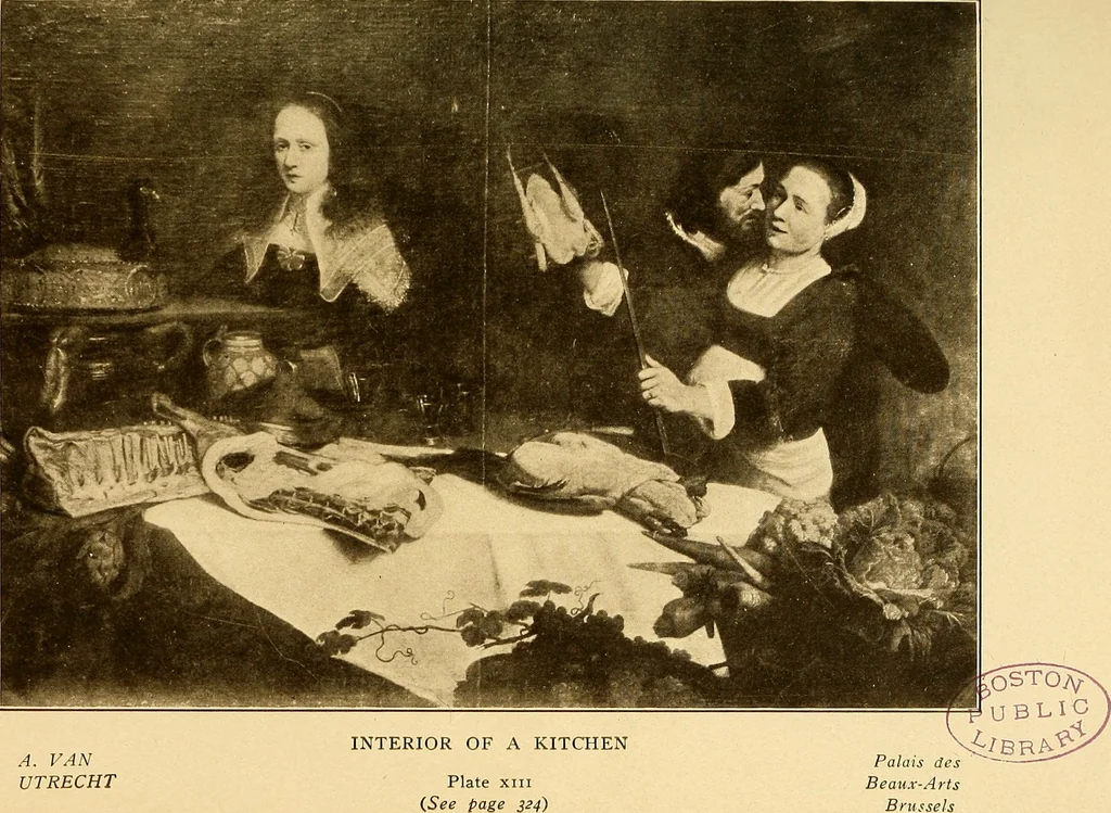 An illustration from The Belgian galleries : being a history of the Flemish school of painting, illuminated and demonstrated by critical descriptions of the great paintings in Bruges, Antwerp, Ghent, Brussels and other Belgian cities, 1912, leaf 130