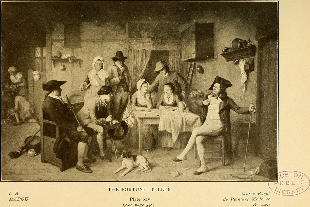 An illustration from The Belgian galleries : being a history of the Flemish school of painting, illuminated and demonstrated by critical descriptions of the great paintings in Bruges, Antwerp, Ghent, Brussels and other Belgian cities, 1912, leaf 140
