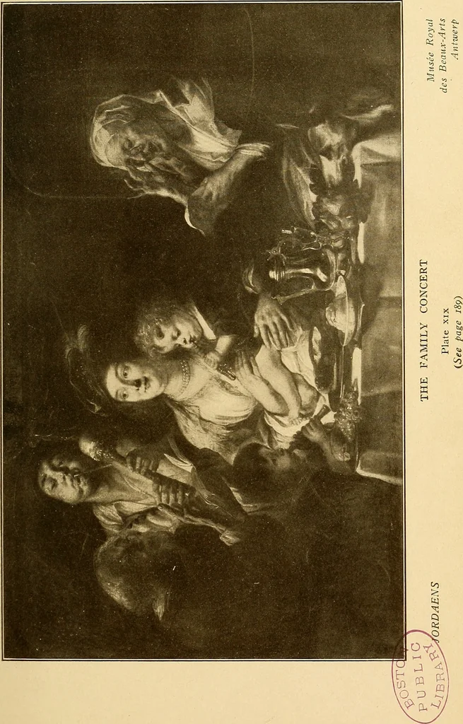 An illustration from The Belgian galleries : being a history of the Flemish school of painting, illuminated and demonstrated by critical descriptions of the great paintings in Bruges, Antwerp, Ghent, Brussels and other Belgian cities, 1912, leaf 190
