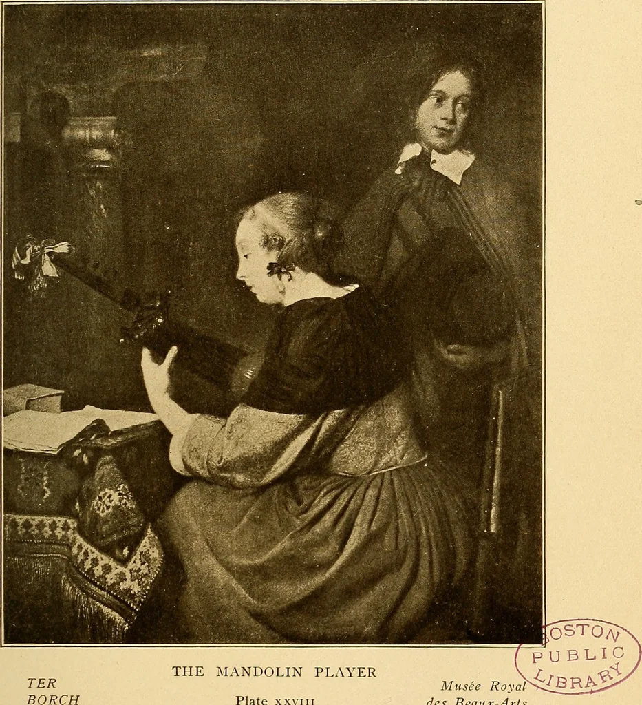 An illustration from The Belgian galleries : being a history of the Flemish school of painting, illuminated and demonstrated by critical descriptions of the great paintings in Bruges, Antwerp, Ghent, Brussels and other Belgian cities, 1912, leaf 280