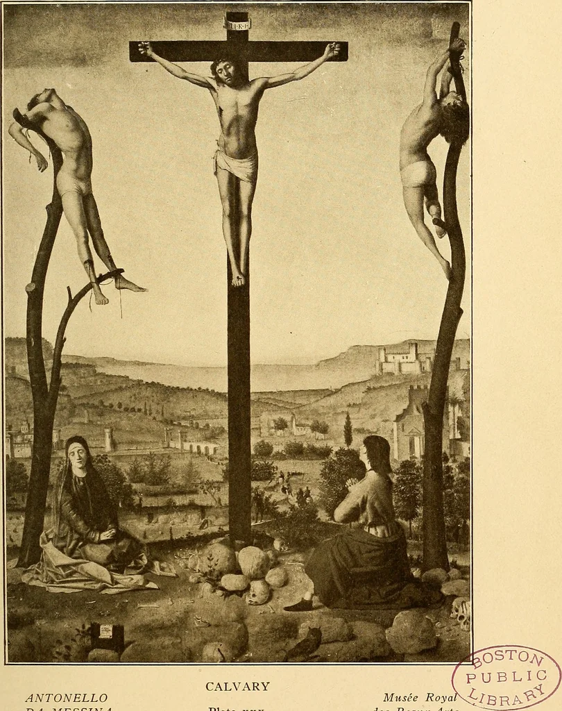 An illustration from The Belgian galleries : being a history of the Flemish school of painting, illuminated and demonstrated by critical descriptions of the great paintings in Bruges, Antwerp, Ghent, Brussels and other Belgian cities, 1912, leaf 300