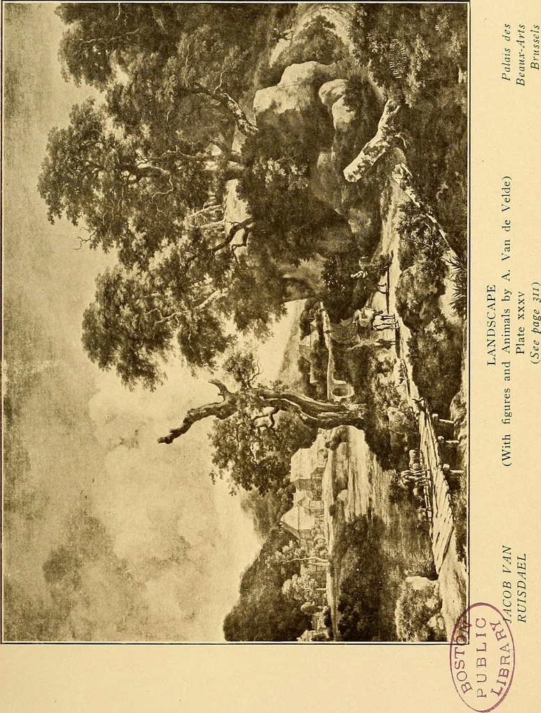 An illustration from The Belgian galleries : being a history of the Flemish school of painting, illuminated and demonstrated by critical descriptions of the great paintings in Bruges, Antwerp, Ghent, Brussels and other Belgian cities, 1912, leaf 348