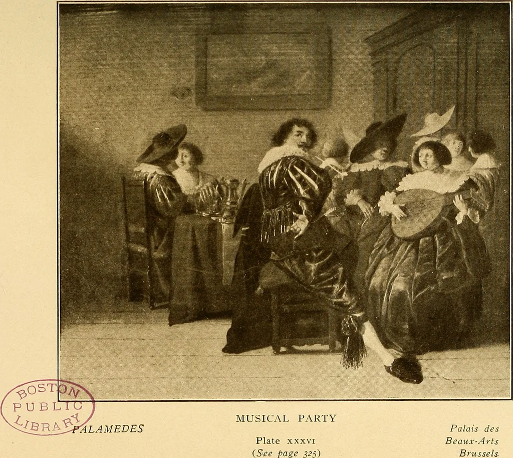 An illustration from The Belgian galleries : being a history of the Flemish school of painting, illuminated and demonstrated by critical descriptions of the great paintings in Bruges, Antwerp, Ghent, Brussels and other Belgian cities, 1912, leaf 358