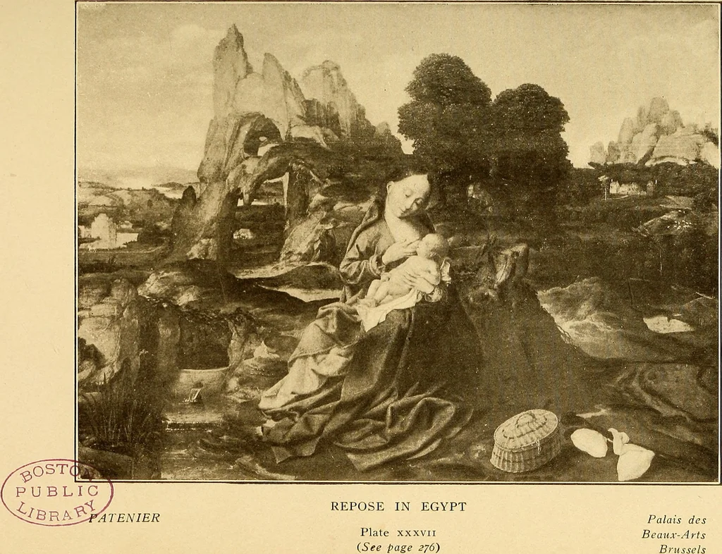 An illustration from The Belgian galleries : being a history of the Flemish school of painting, illuminated and demonstrated by critical descriptions of the great paintings in Bruges, Antwerp, Ghent, Brussels and other Belgian cities, 1912, leaf 368