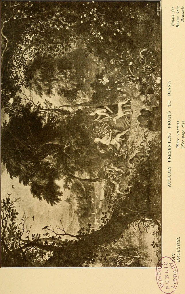An illustration from The Belgian galleries : being a history of the Flemish school of painting, illuminated and demonstrated by critical descriptions of the great paintings in Bruges, Antwerp, Ghent, Brussels and other Belgian cities, 1912, leaf 376