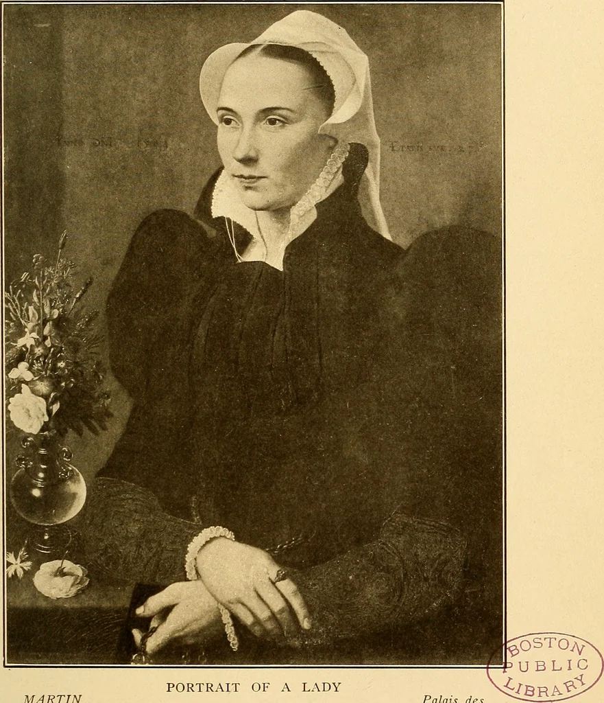 An illustration from The Belgian galleries : being a history of the Flemish school of painting, illuminated and demonstrated by critical descriptions of the great paintings in Bruges, Antwerp, Ghent, Brussels and other Belgian cities, 1912, leaf 396