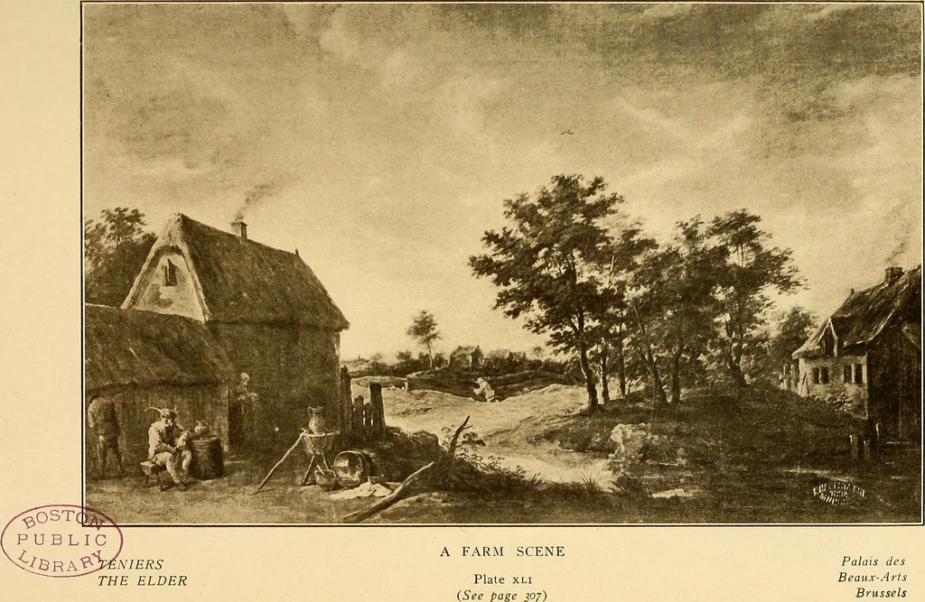 An illustration from The Belgian galleries : being a history of the Flemish school of painting, illuminated and demonstrated by critical descriptions of the great paintings in Bruges, Antwerp, Ghent, Brussels and other Belgian cities, 1912, leaf 406