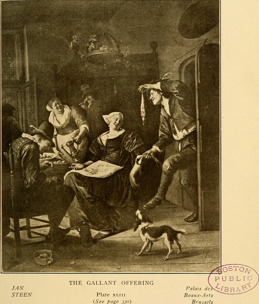 An illustration from The Belgian galleries : being a history of the Flemish school of painting, illuminated and demonstrated by critical descriptions of the great paintings in Bruges, Antwerp, Ghent, Brussels and other Belgian cities, 1912, leaf 428