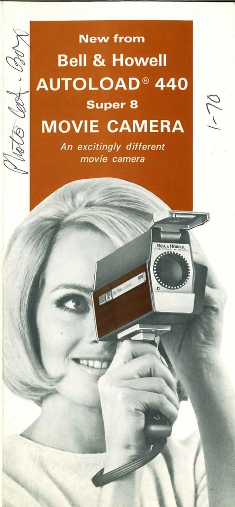 An illustration from Bell & Howell Autoload 440 Camera 1970, 1970, leaf 0