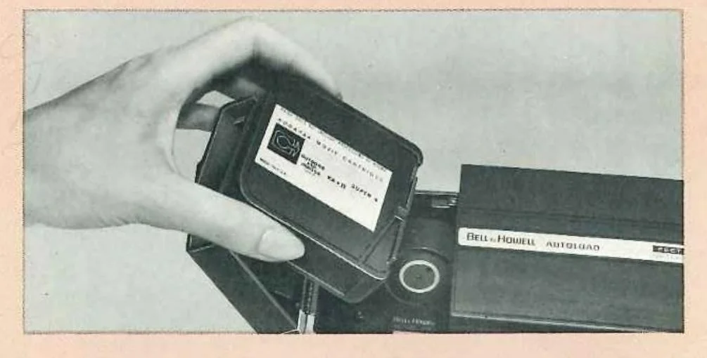 An illustration from Bell & Howell Autoload 440 Camera 1970, 1970, leaf 3