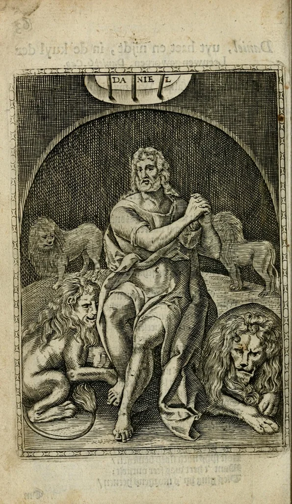 An illustration from Bellerophon, of, Lust tot wysheyt : door sinne-beelden leerlijck vertoont : waer by gevoegt zijn de vrolijcke stemmen, of, stichtige en vermaeckelijcke liedekens en dicten, genomen uyt de geoorolofde vrolickheyd, tot opweckinge der goede zeden : waer by noch konnen gebonden werden, het tweede deel Urania of hemel-sang, als mede het derde deel, Ghesang der Zeden, van den selfden auteur ..., 1695, leaf 354