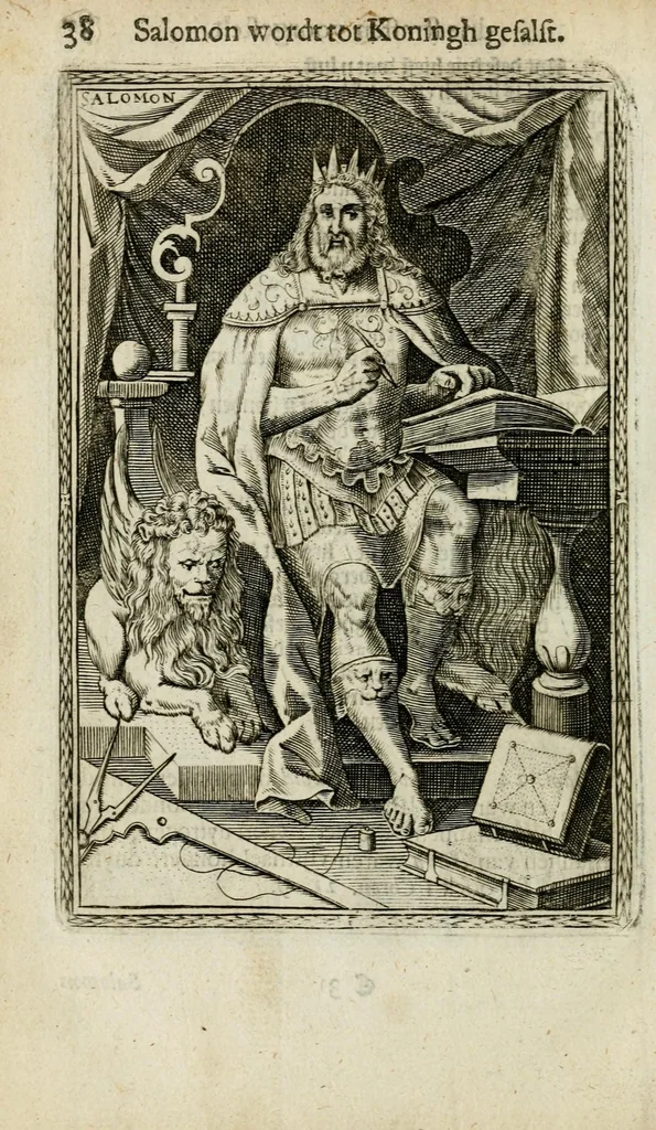 An illustration from Bellerophon, of, Lust tot wysheyt : door sinne-beelden leerlijck vertoont : waer by gevoegt zijn de vrolijcke stemmen, of, stichtige en vermaeckelijcke liedekens en dicten, genomen uyt de geoorolofde vrolickheyd, tot opweckinge der goede zeden : waer by noch konnen gebonden werden, het tweede deel Urania of hemel-sang, als mede het derde deel, Ghesang der Zeden, van den selfden auteur ..., 1695, leaf 552