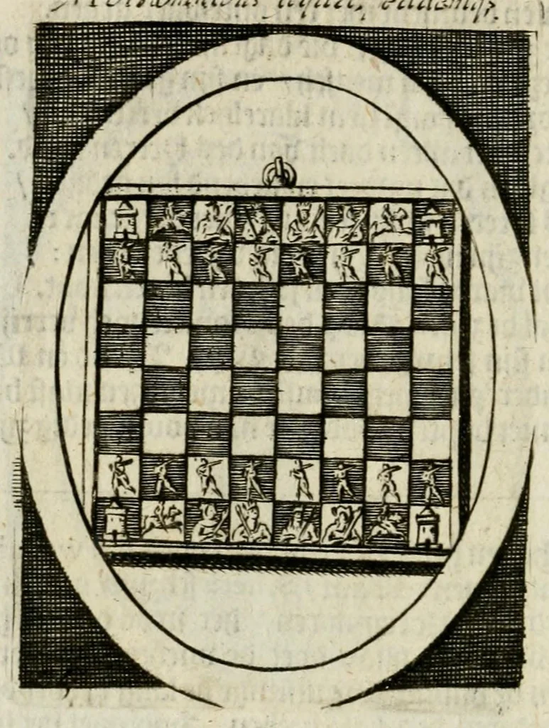 An illustration from Bellerophon, of, Lust tot wysheyt : door sinne-beelden leerlijck vertoont : waer by gevoegt zijn de vrolijcke stemmen, of, stichtige en vermaeckelijcke liedekens en dicten, genomen uyt de geoorolofde vrolickheyd, tot opweckinge der goede zeden : waer by noch konnen gebonden werden, het tweede deel Urania of hemel-sang, als mede het derde deel, Ghesang der Zeden, van den selfden auteur ..., 1695, leaf 60