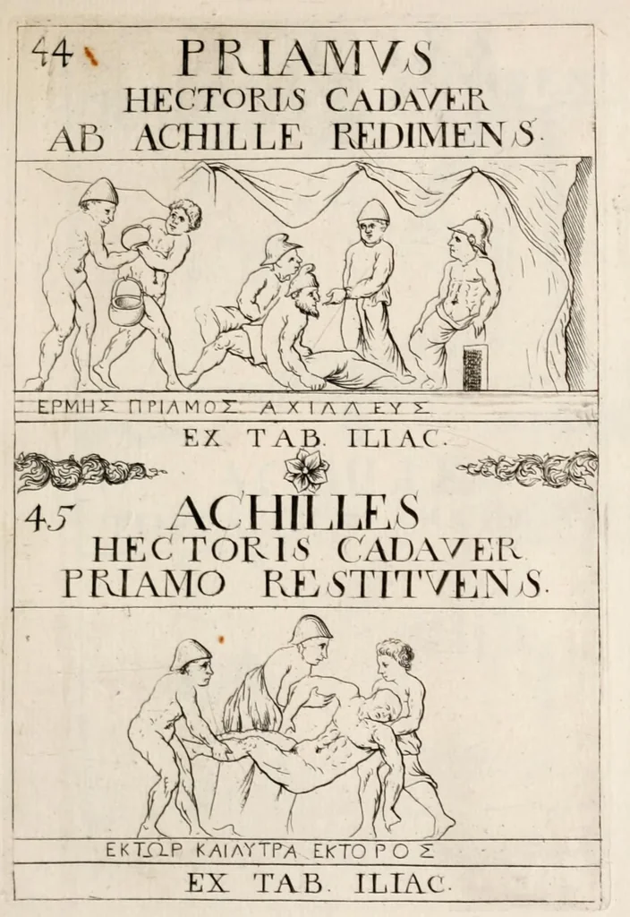 An illustration from Bellum et excidium Trojanum ex antiqvitatum reliqviis, 1699, leaf 145