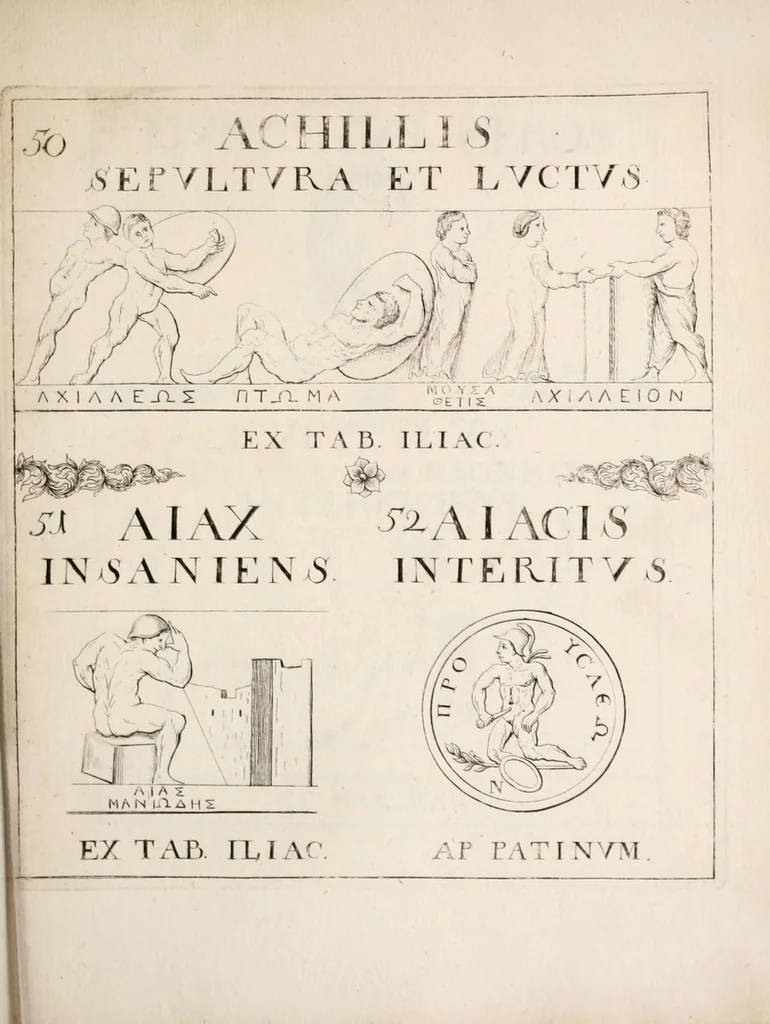 An illustration from Bellum et excidium Trojanum ex antiqvitatum reliqviis, 1699, leaf 151