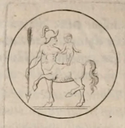 An illustration from Bellum et excidium Trojanum ex antiqvitatum reliqviis, 1699, leaf 22