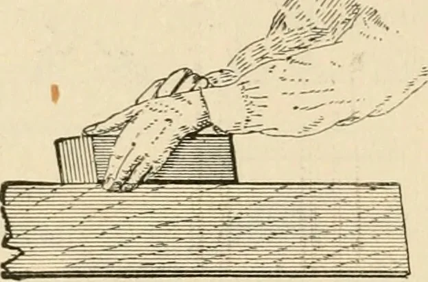 An illustration from Bench work in wood; a course of study and practice designed for the use of schools and colleges, 1905, leaf 107
