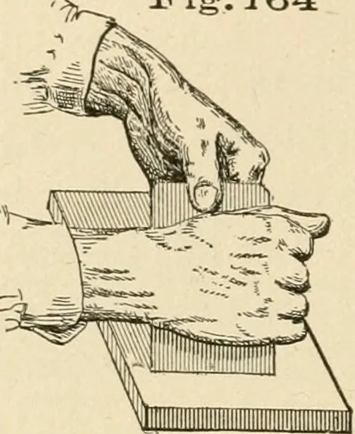 An illustration from Bench work in wood; a course of study and practice designed for the use of schools and colleges, 1905, leaf 109