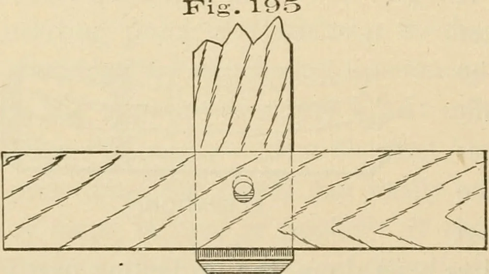 An illustration from Bench work in wood; a course of study and practice designed for the use of schools and colleges, 1905, leaf 127
