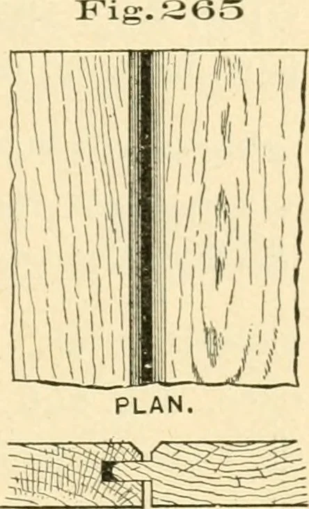 An illustration from Bench work in wood; a course of study and practice designed for the use of schools and colleges, 1905, leaf 158
