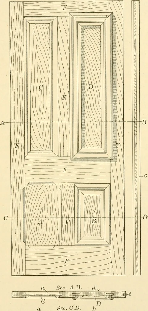 An illustration from Bench work in wood; a course of study and practice designed for the use of schools and colleges, 1905, leaf 168