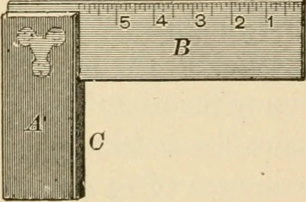 An illustration from Bench work in wood; a course of study and practice designed for the use of schools and colleges, 1905, leaf 33