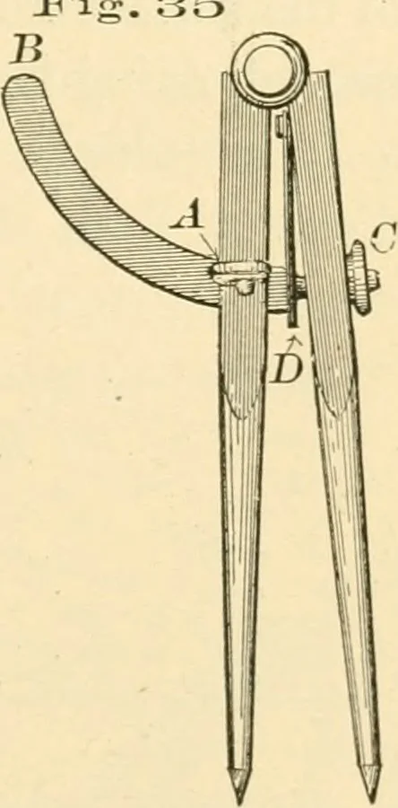 An illustration from Bench work in wood; a course of study and practice designed for the use of schools and colleges, 1905, leaf 34