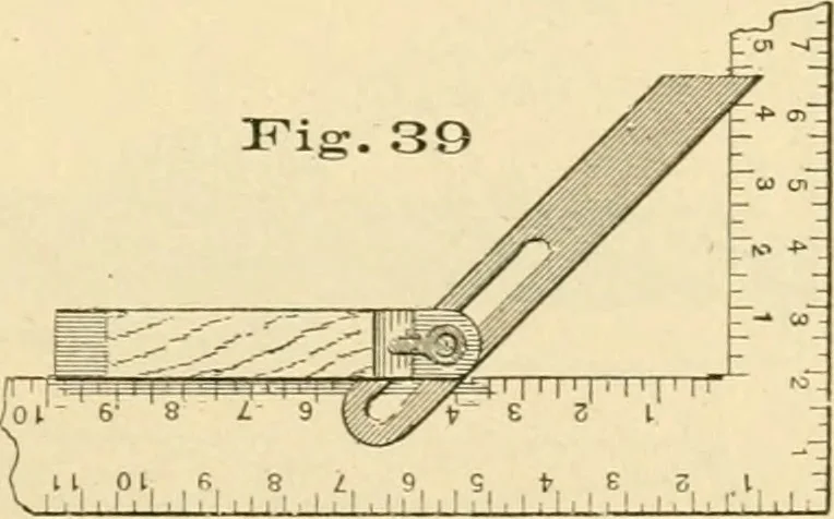 An illustration from Bench work in wood; a course of study and practice designed for the use of schools and colleges, 1905, leaf 36